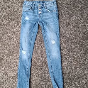 Kids ripped denim jeans